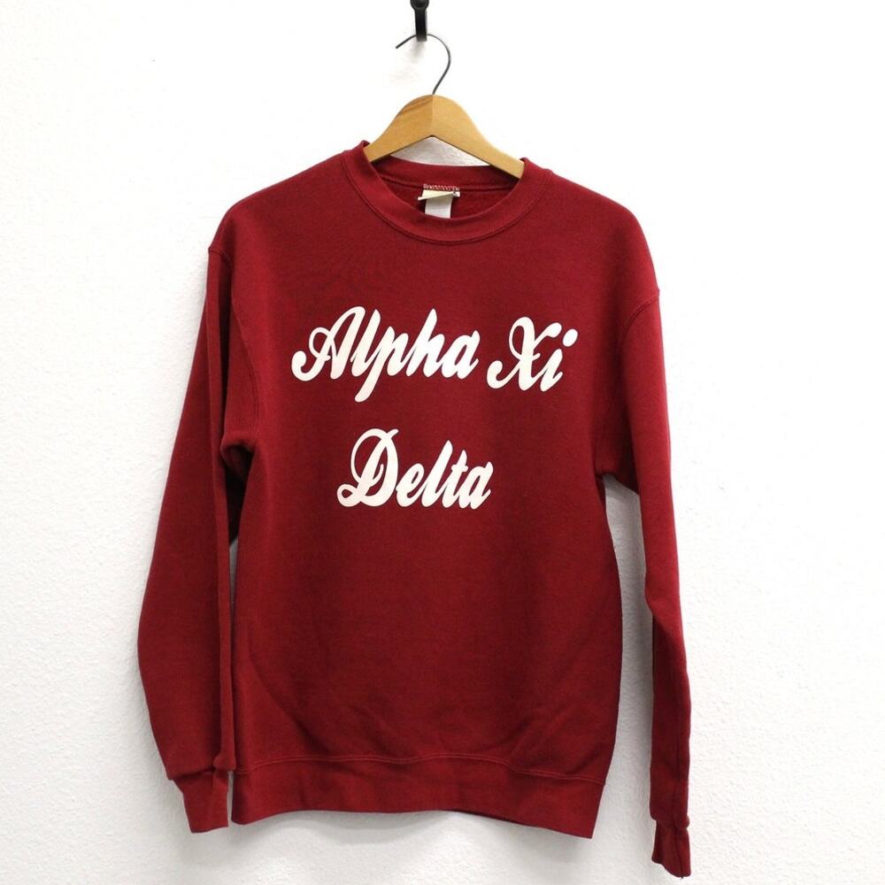 Vintage Alpha Xi Delta Sweatshirt Small